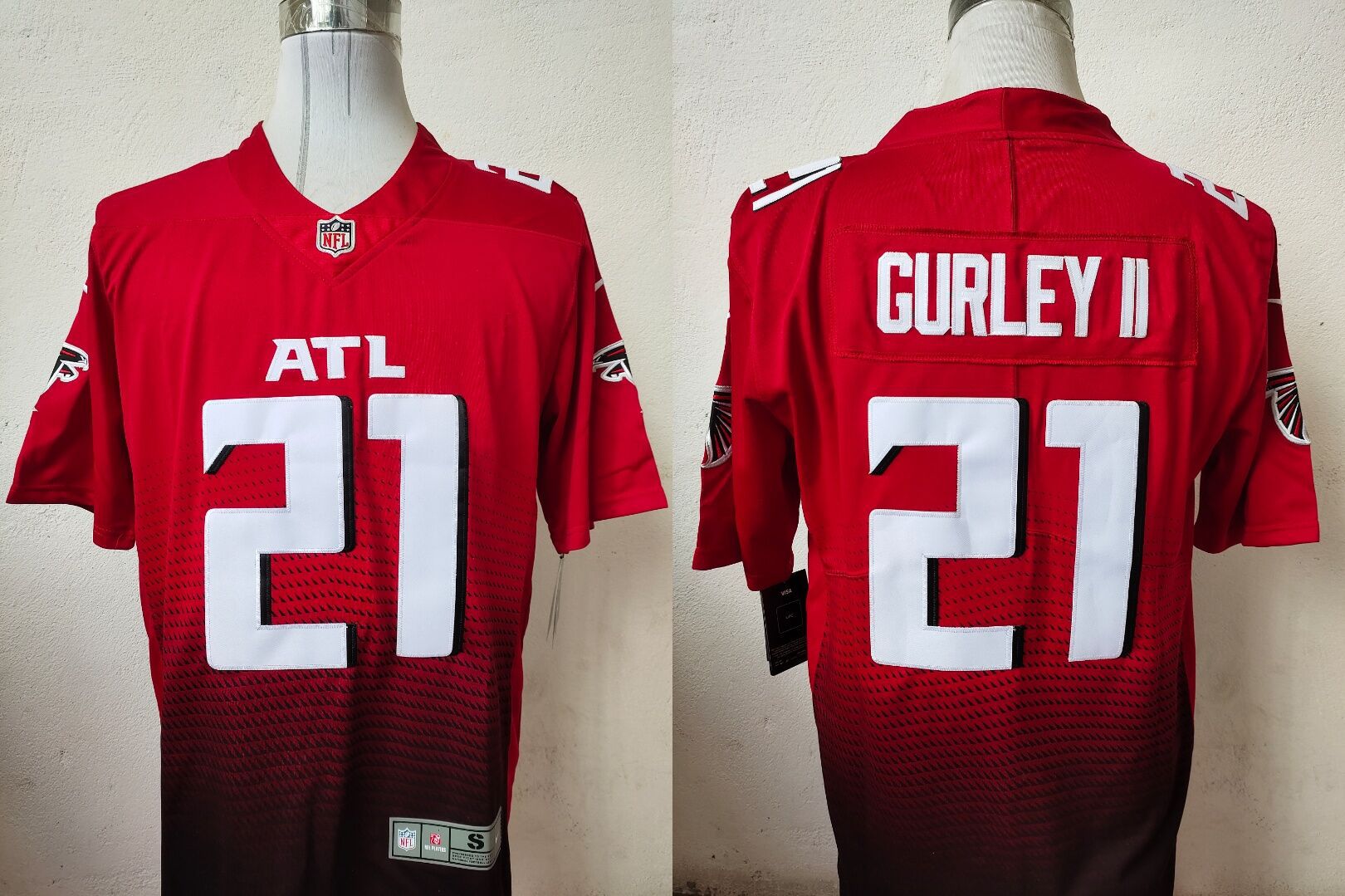 Men Atlanta Falcons #21 Gurley ii Red Nike Vapor Untouchable Stitched Limited NFL Jerseys->new england patriots->NFL Jersey